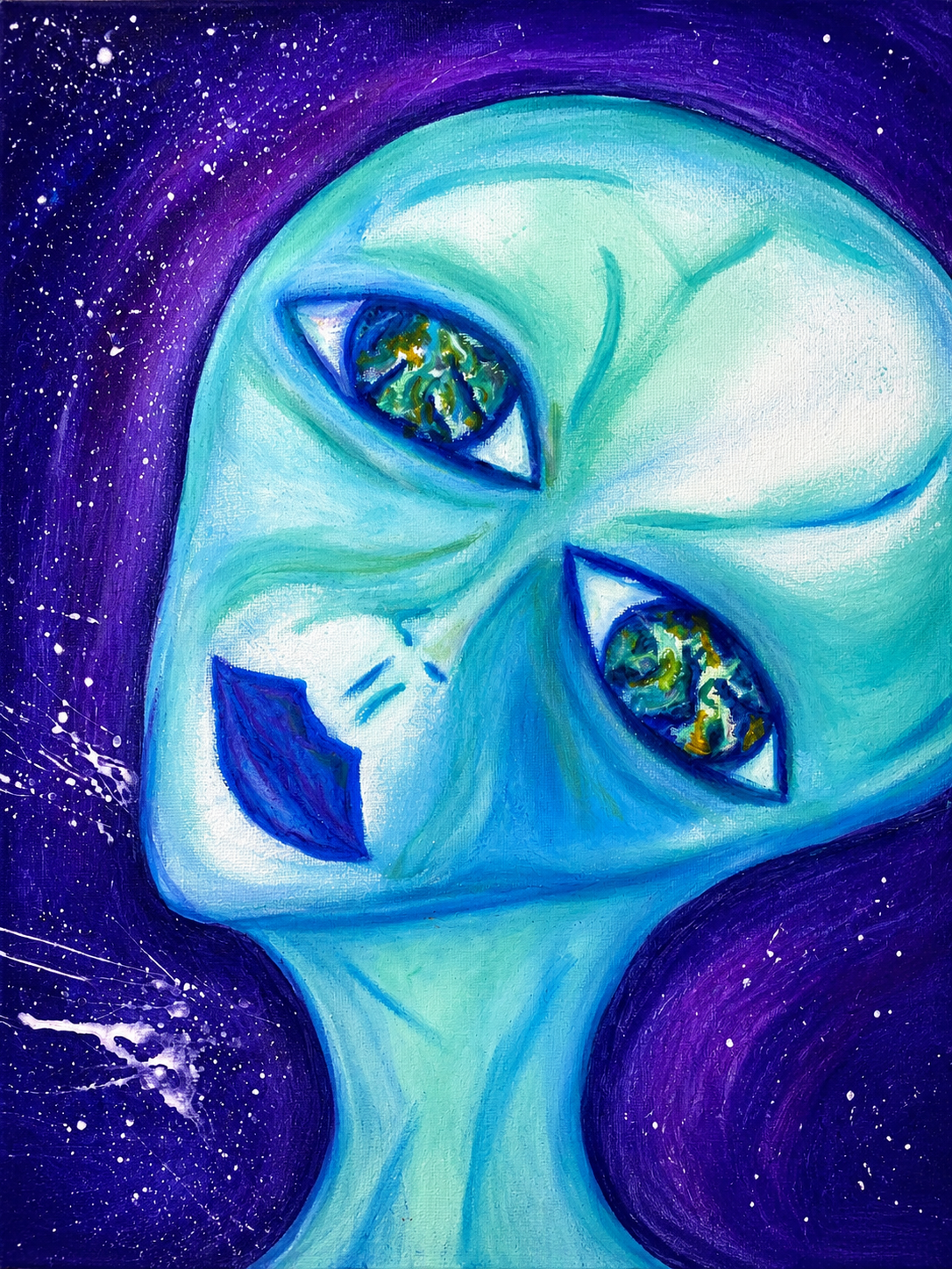 Earth Eyes Digital Print