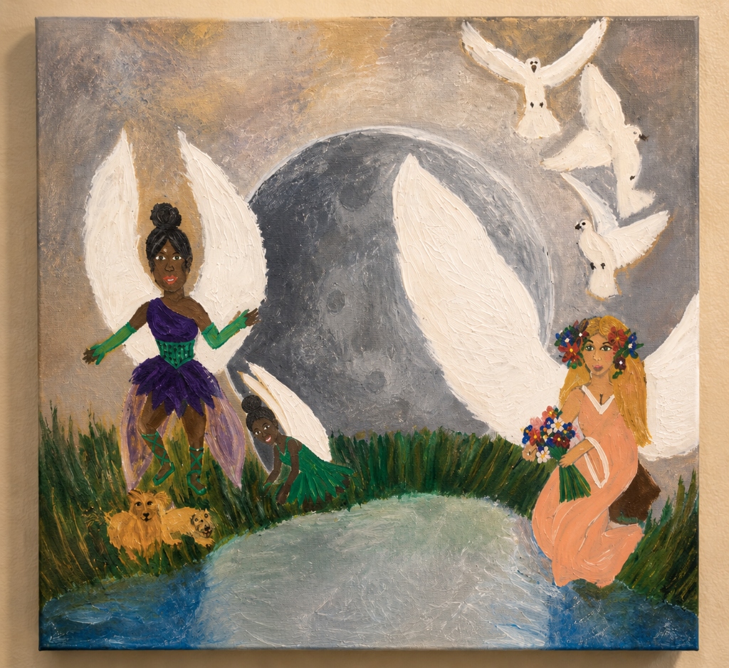 Moonlit Fairy Sanctuary Digital Print