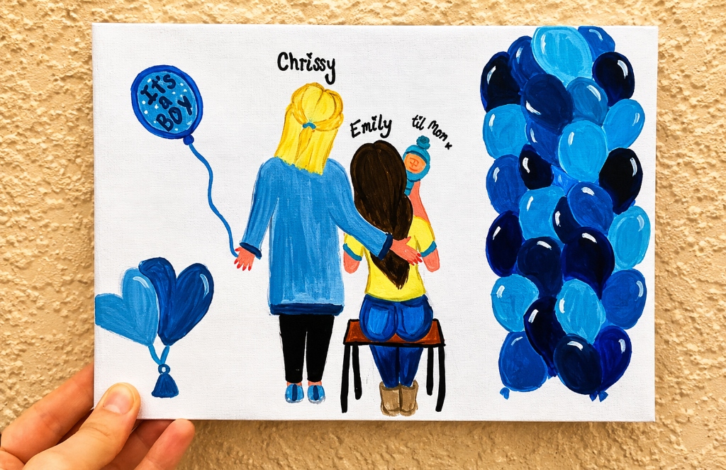 New Baby Card Custom Commission