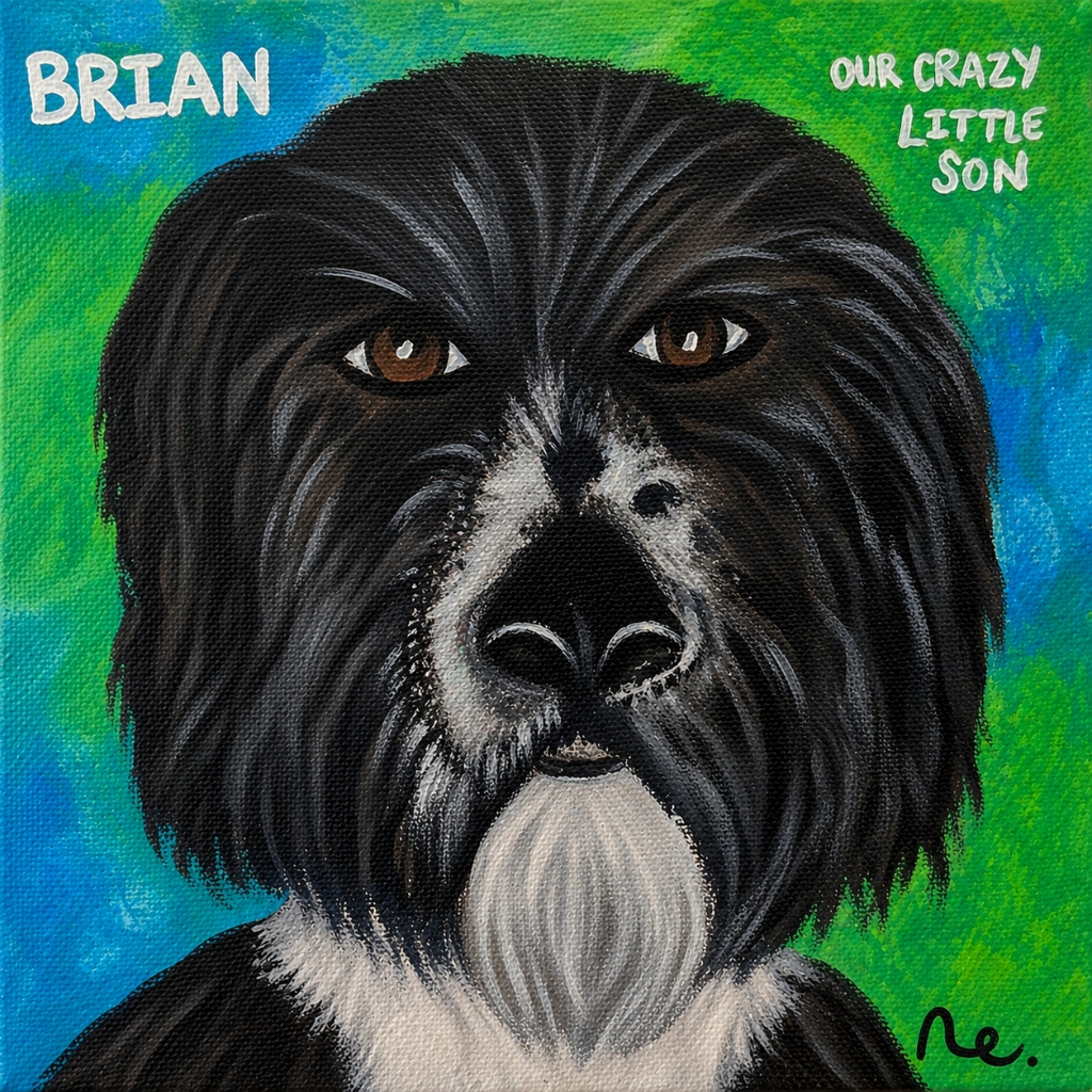 Brian Custom Pet Portrait