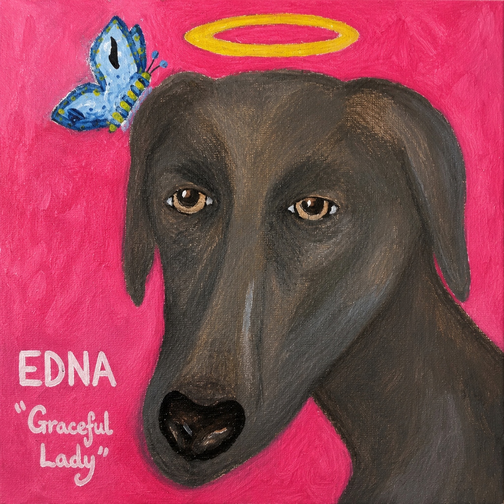Edna Custom Pet Portrait