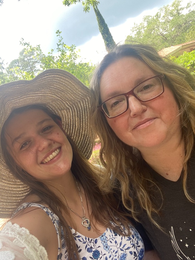 Anya and Honey doing energy work in Tallahassee, USA