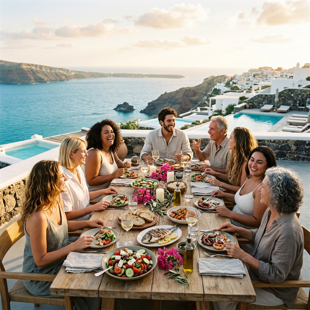 Eating together