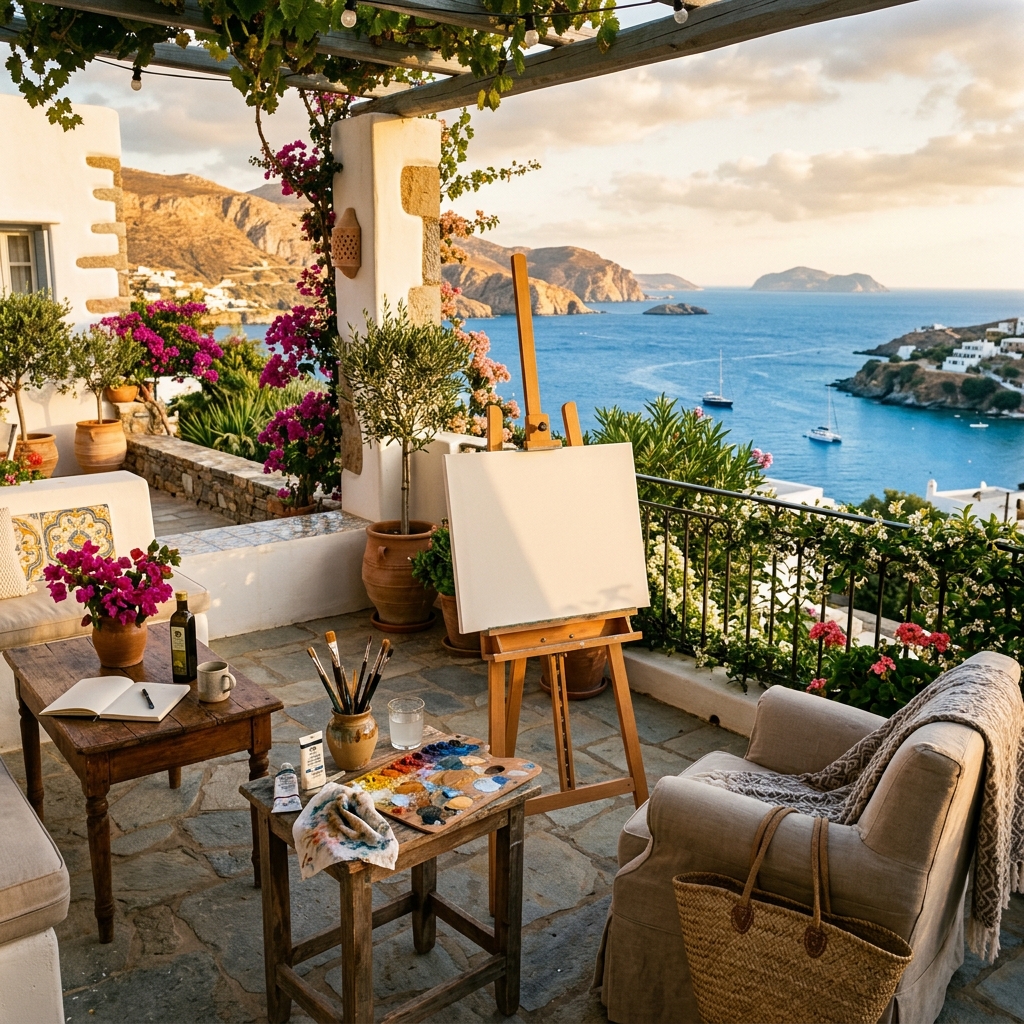 Reignite Your Creative Fire - Retreat for Artists in Crete