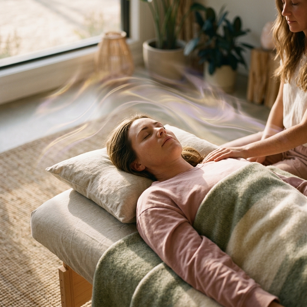 Healing Session - Somatic peace and golden light waves