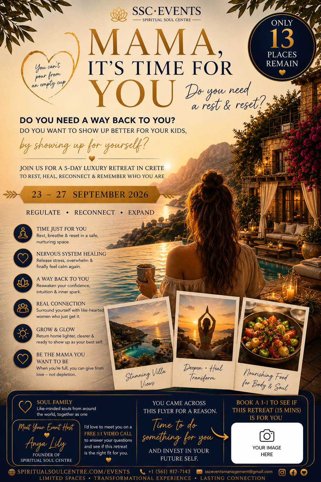 Mama, It's Time For You - Luxury Retreat for Mothers in Crete